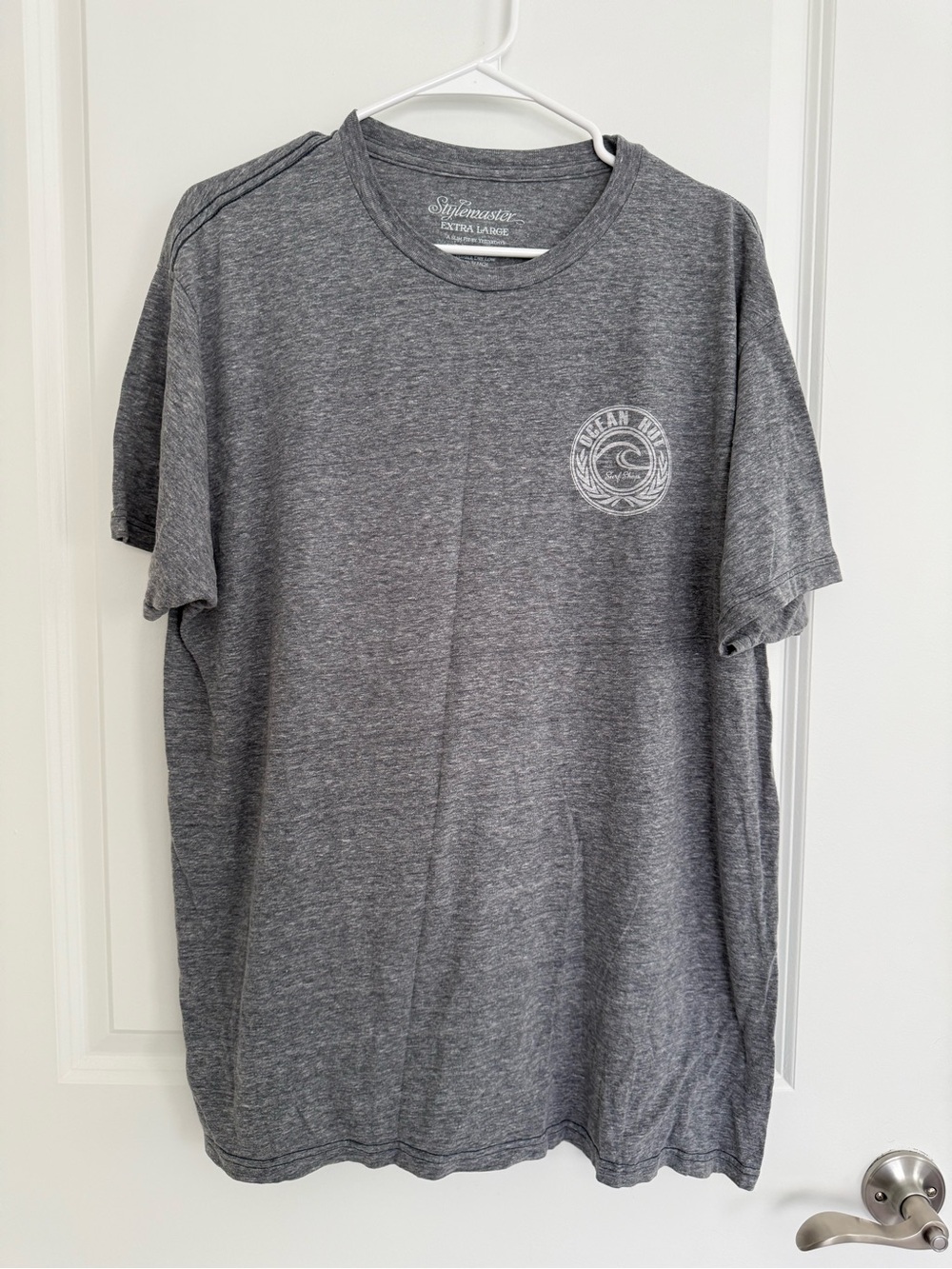 Men's Grey Graphic Tee - Ocean Air